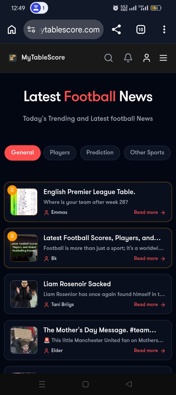 News Forums Screenshot